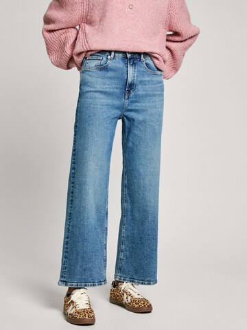 Pepe Jeans - Pierna ancha Vaquero 'Lexa' en azul: frente
