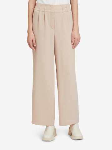 Betty & Co Loose fit Pants in Beige: front