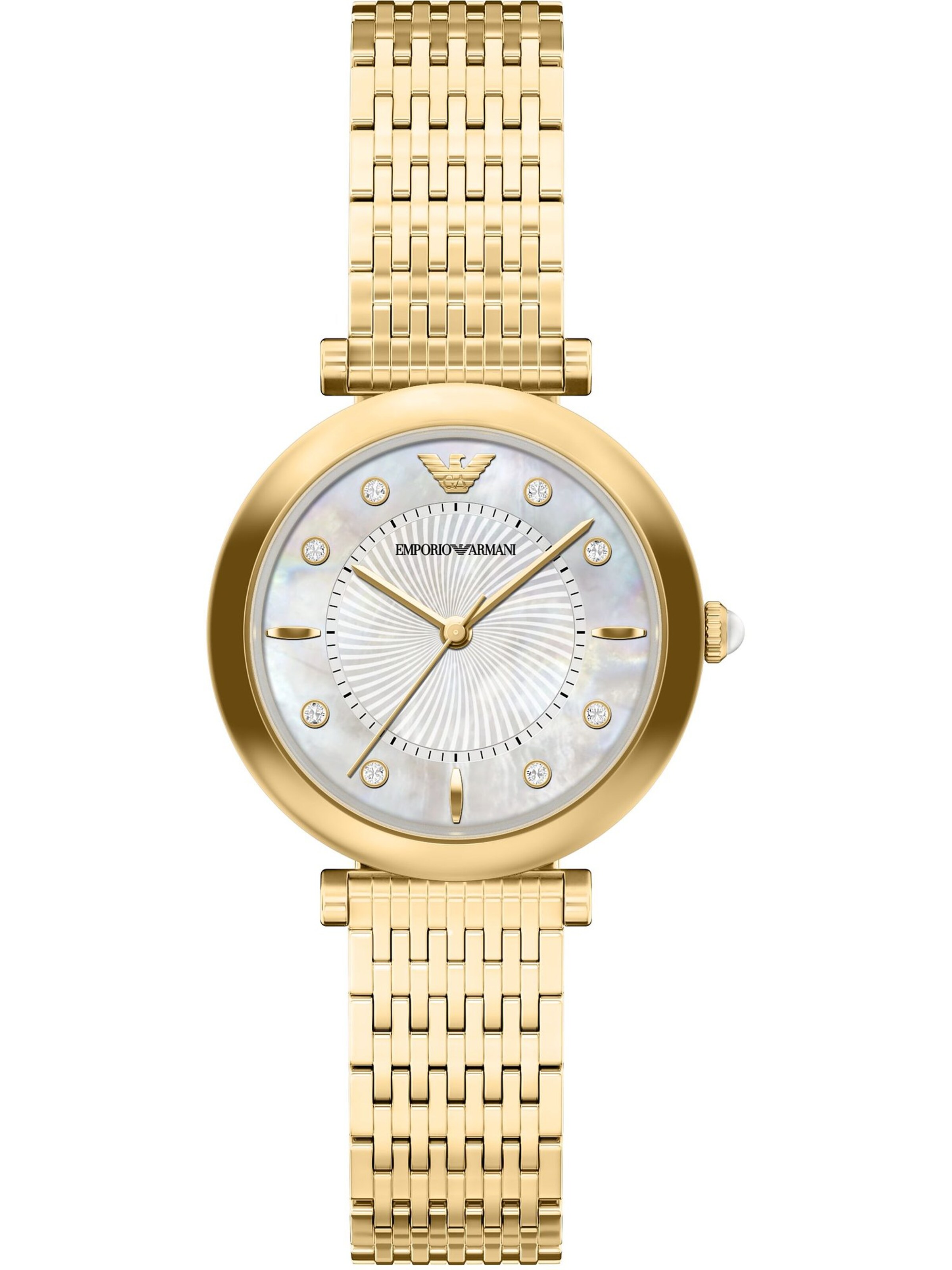 Emporio Armani Analog watch in Gold: front