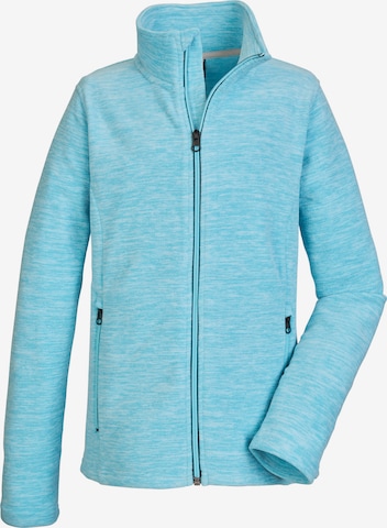 KILLTEC Athletic Fleece Jacket in Blue: front