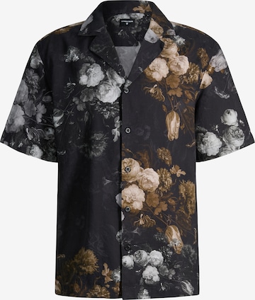 STRELLSON Comfort Fit Hemd 'Clint' in Schwarz: Vorderseite