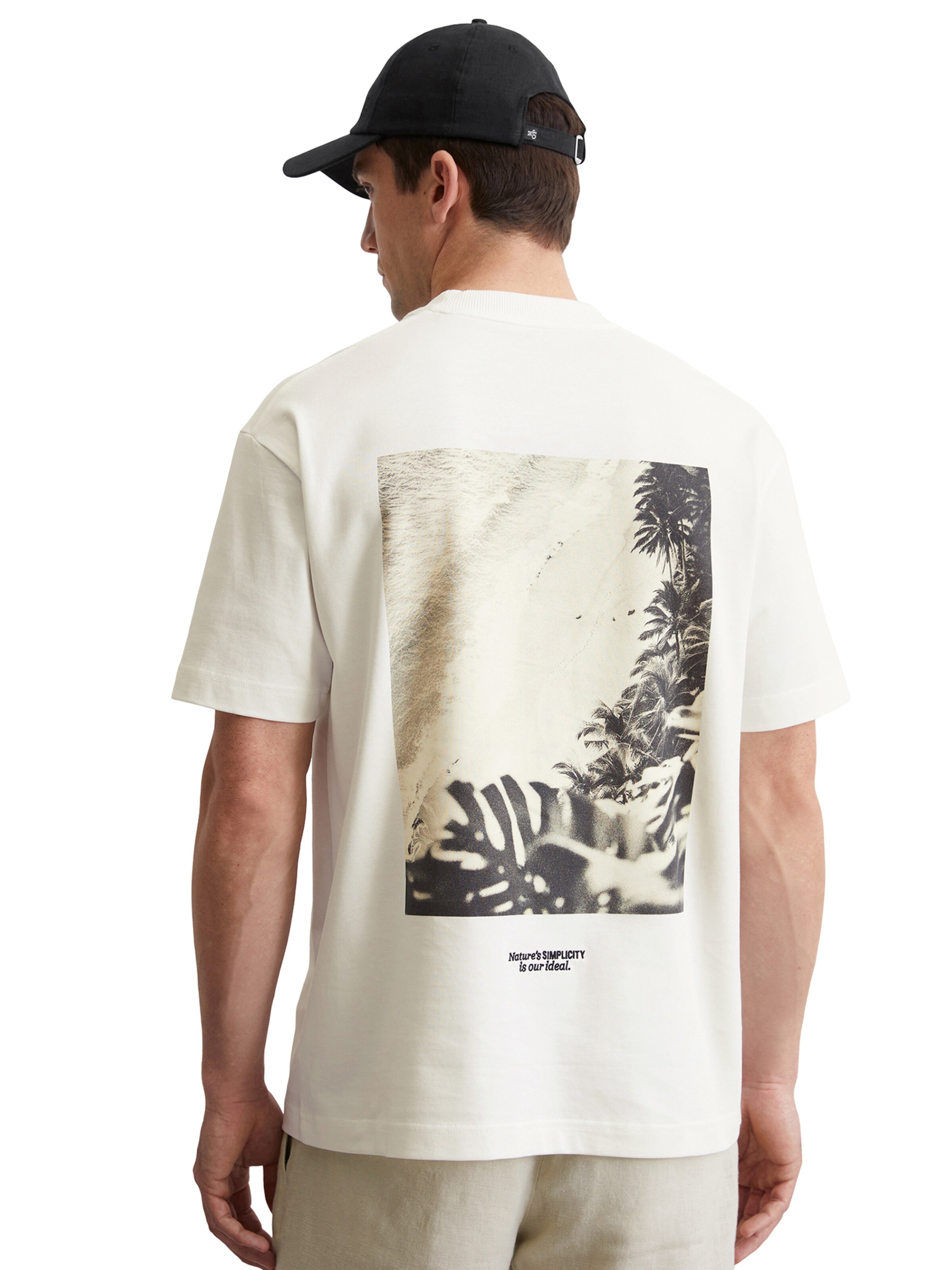 Maglietta di Marc O'Polo in bianco: frontale