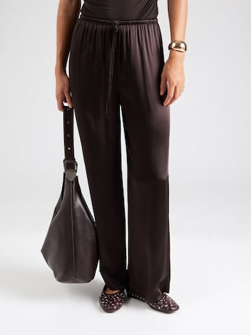 & Other Stories Loose fit Trousers in Brown: front
