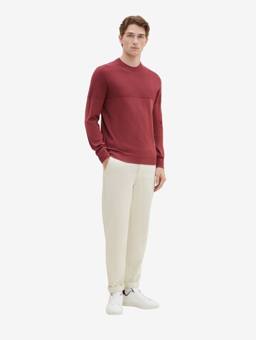 TOM TAILOR Pullover in Rot