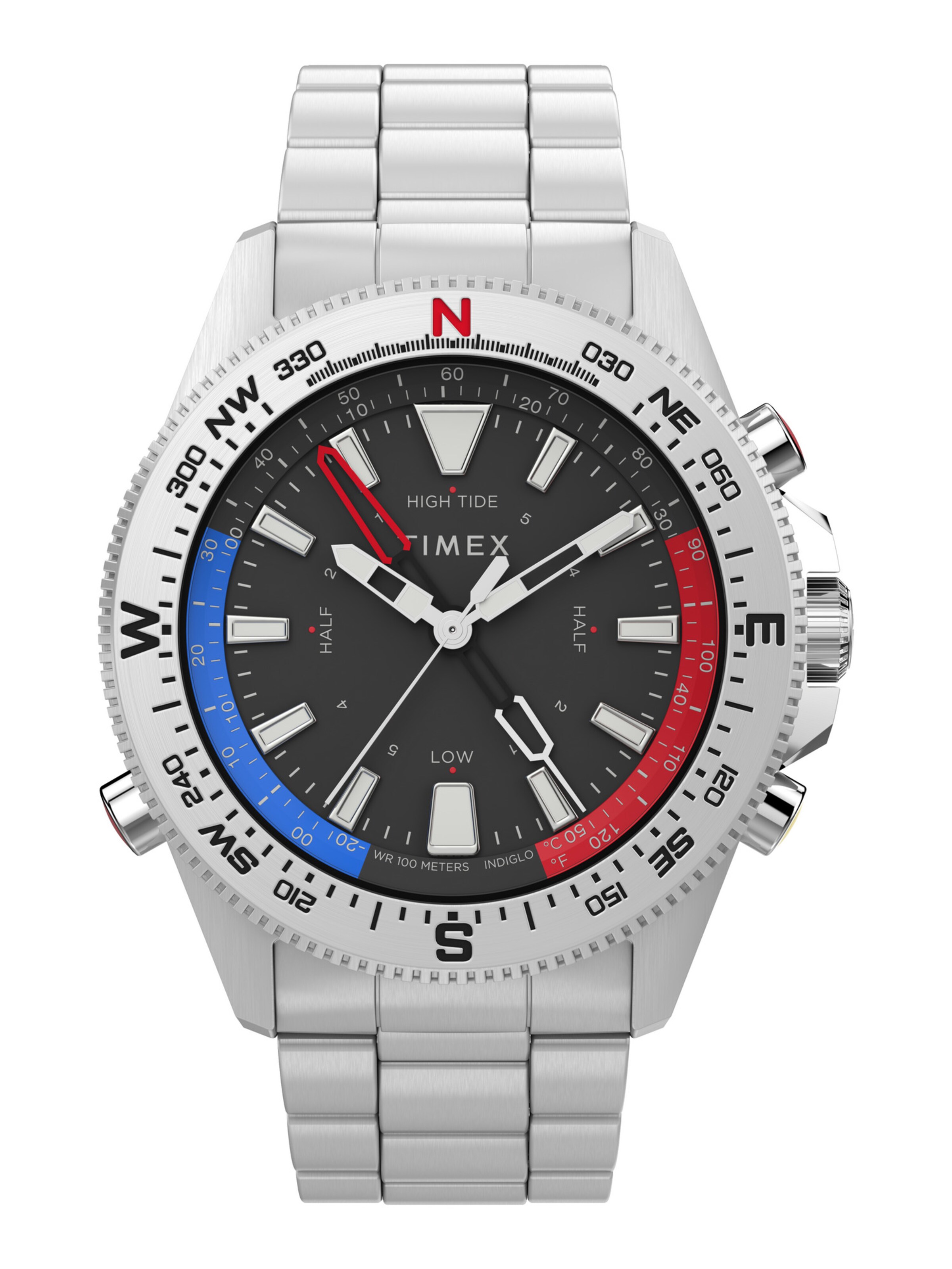 TIMEX Analog Watch in Silver: front