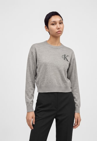 Calvin Klein Jeans - Pullover em cinzento: frente