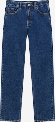 Pull&Bear Regular Jeans in Blauw: voorkant