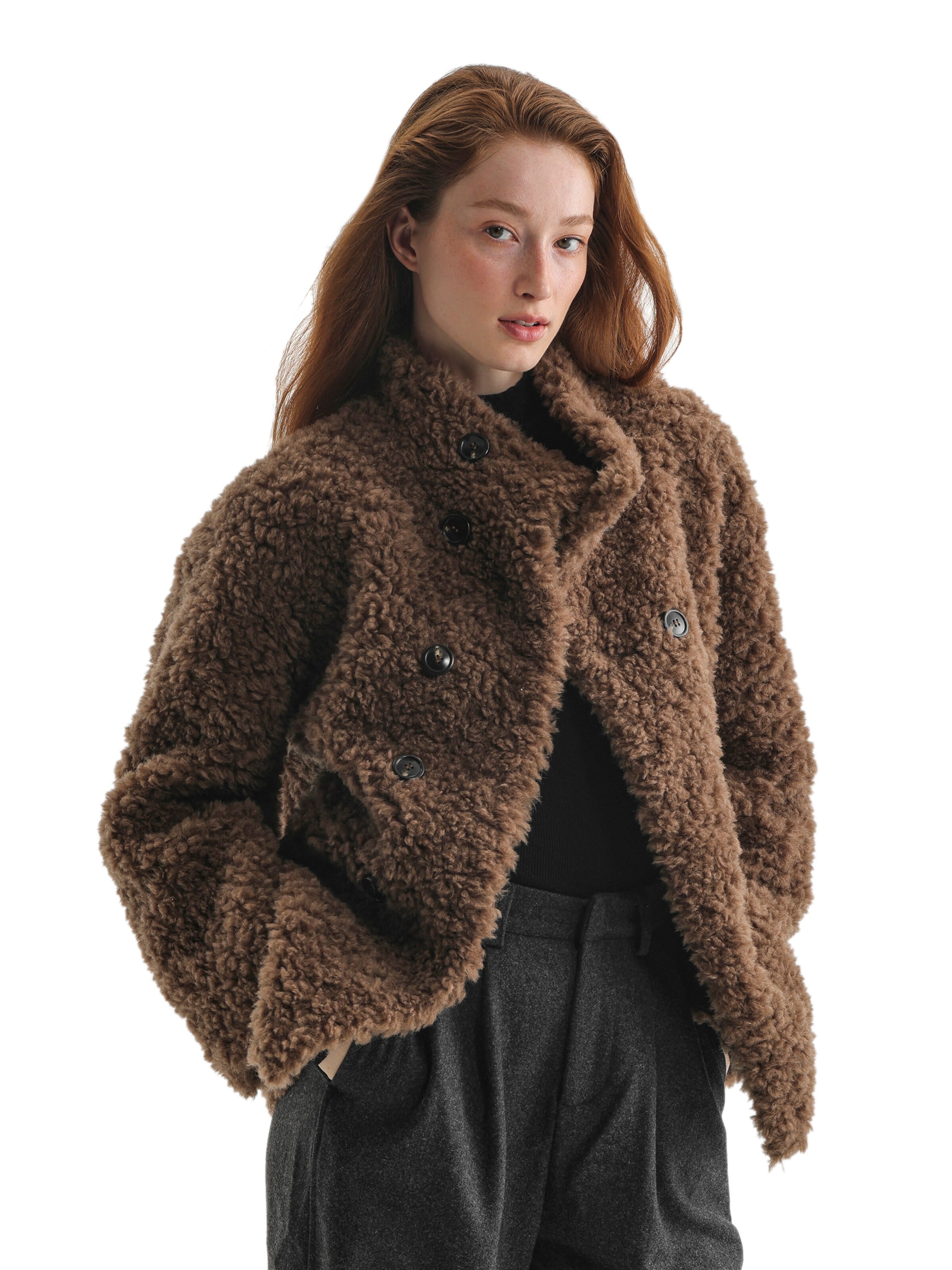TorWeit Winter Coat in Brown