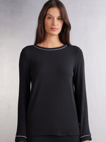 INTIMISSIMI Schlafshirt in Schwarz: Vorderseite