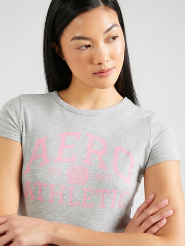 AÉROPOSTALE Shirt in Grey