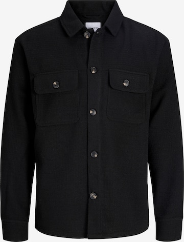 JACK & JONES Regular Fit Hemd 'JJEREGENT' in Schwarz: Vorderseite
