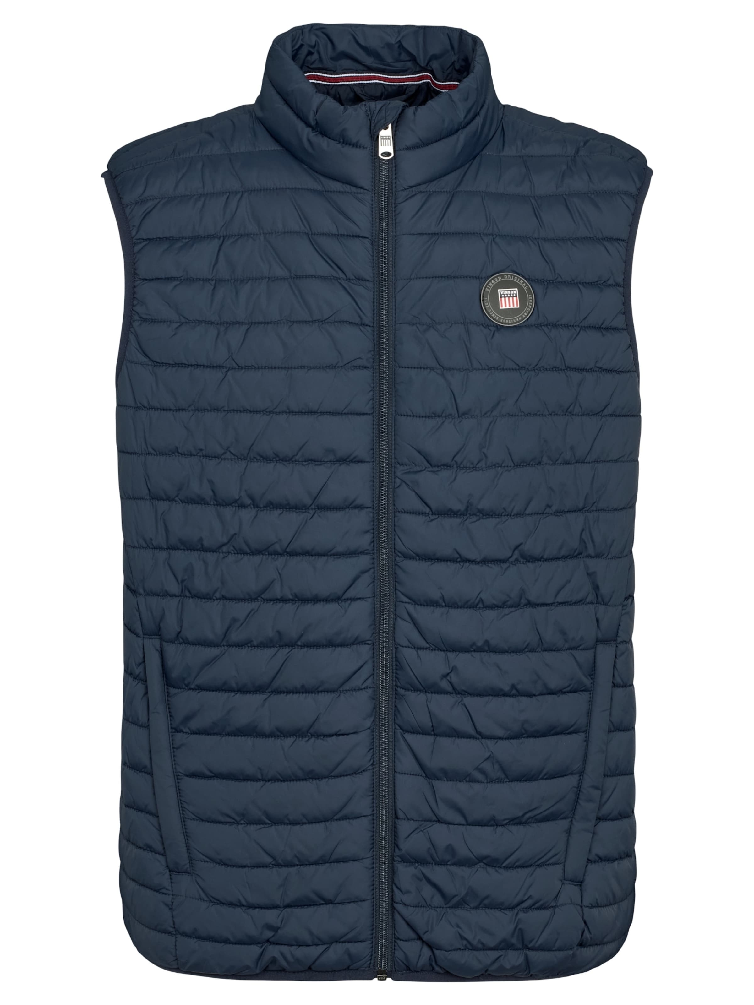 VINSON Vest 'Jaxon' i blå: forside