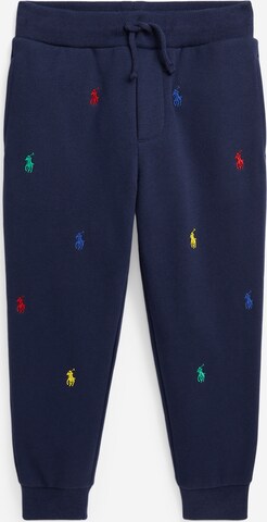 Tapered Pantaloni di Polo Ralph Lauren in blu: frontale