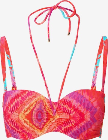 LingaDore - Balconet Top de bikini en naranja: frente