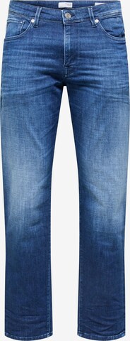 Regular Jean 'Scott' SELECTED HOMME en bleu : devant