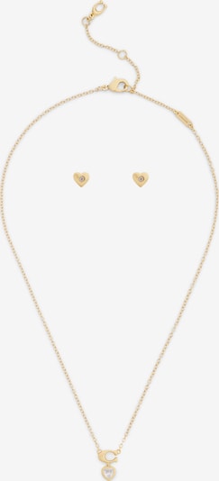 Juvelyrinių dirbinių rinkinys iš COACH, spalva – Auksas / skaidri spalva, Prekių apžvalga