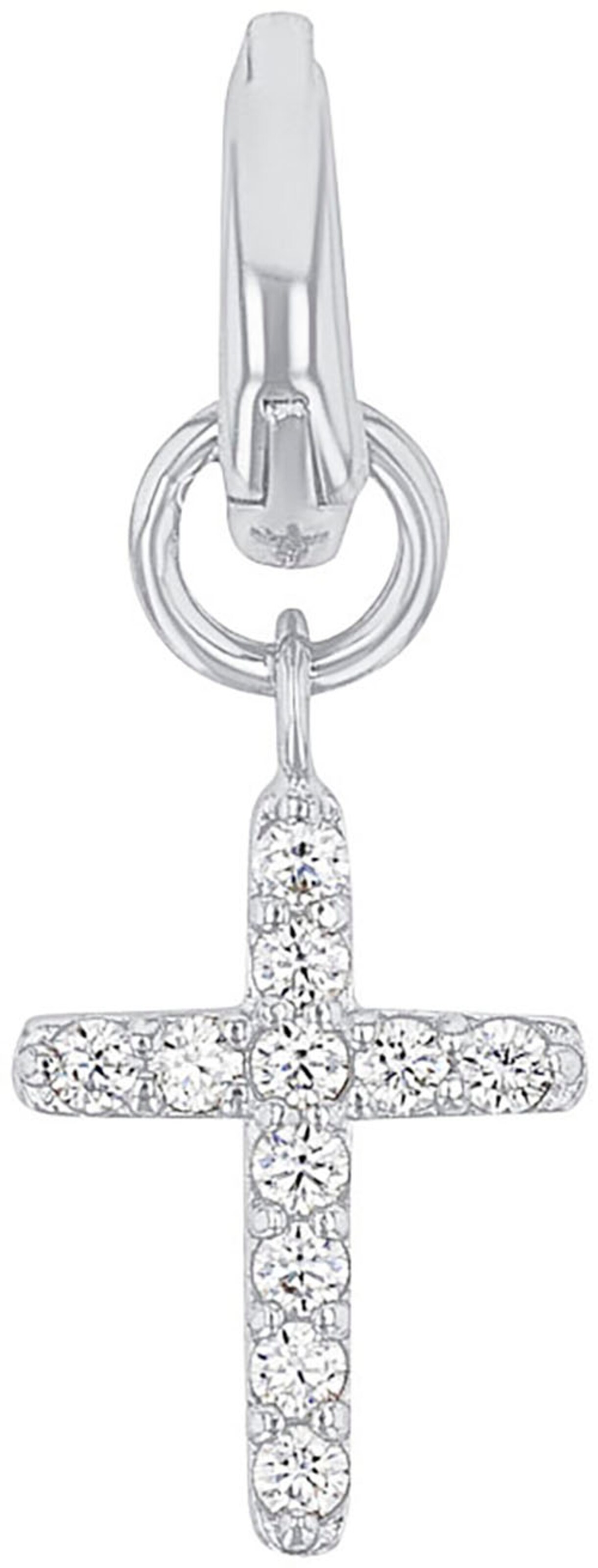 AMOR Pendant in Silver: front