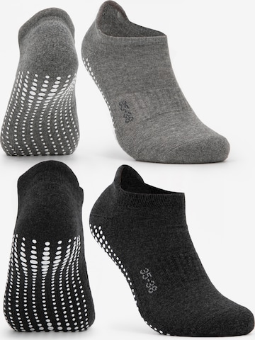 Calzino sportivo 'Mady' di Occulto in grigio: frontale