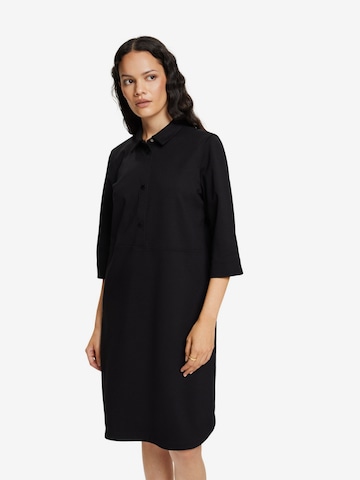 ESPRIT Shirt Dress in Black: front