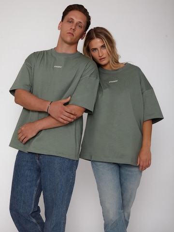 BAYSIDE BOUND Oversized shirt 'THE BAYSIDE UNISEX OVERSIZE TEE' in Green