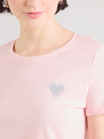Maglietta 'ONLKITA' di ONLY in rosa