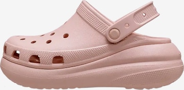 Sabots Crocs en rose : devant
