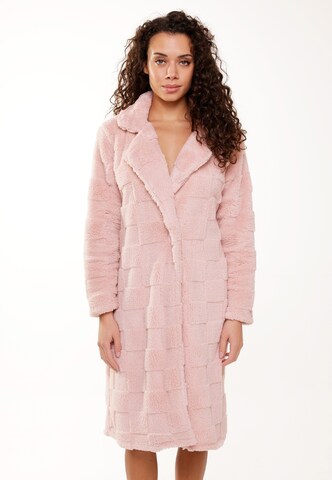 LingaDore Badjas lang  in Roze: voorkant