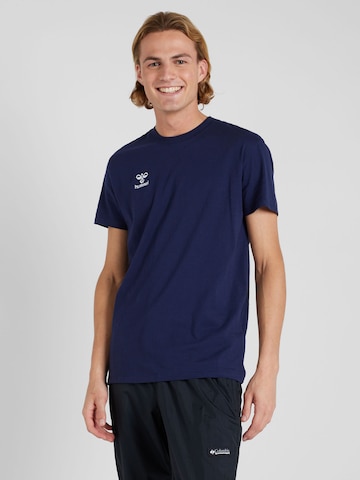 T-Shirt fonctionnel 'GO 2.0' Hummel en bleu : devant