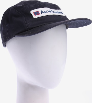 Acne Mütze XS-XXL in Blau: Vorderseite