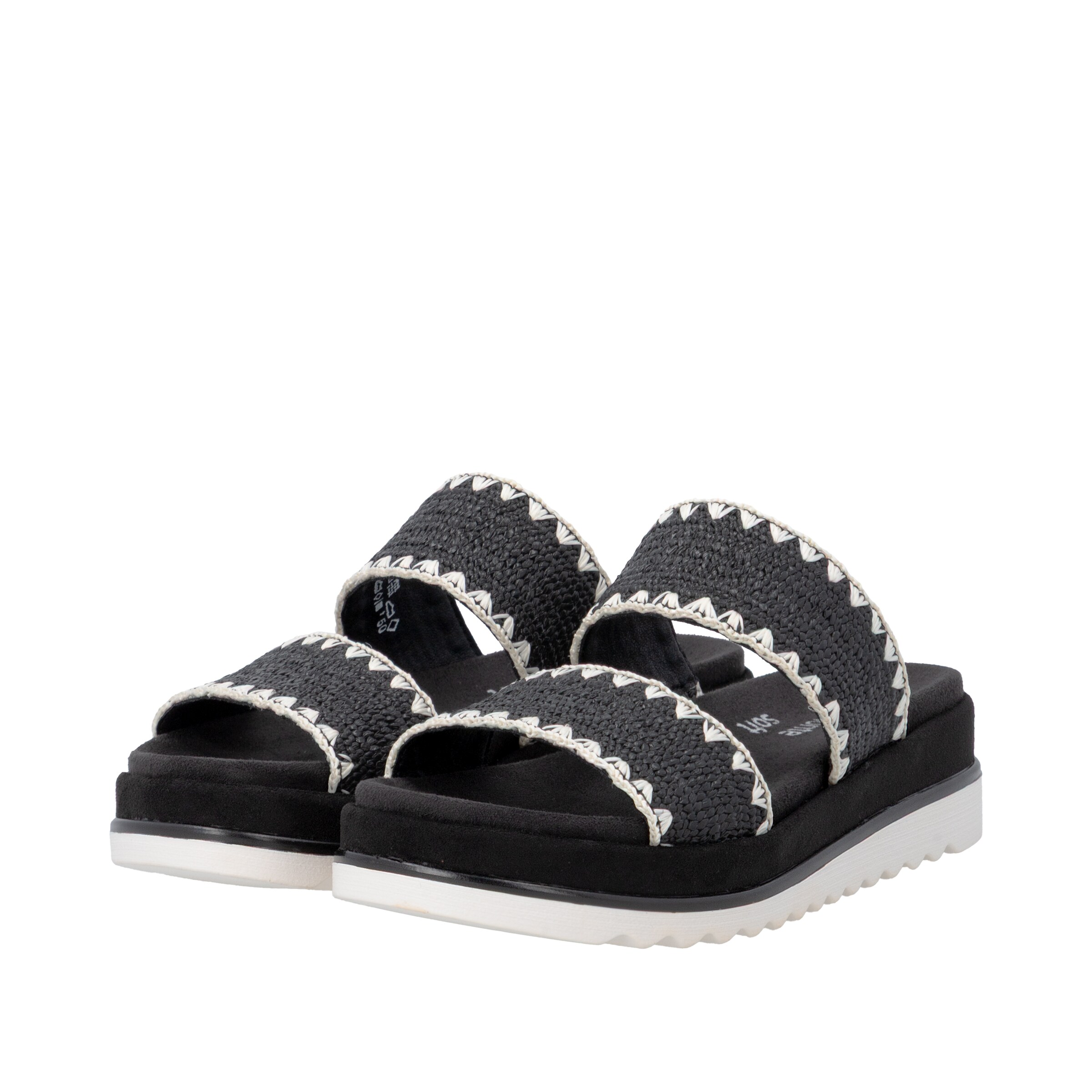 REMONTE Mules 'D3P52' in Black