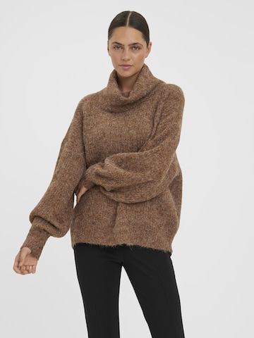 VERO MODA Sweater 'JULIE' in Brown: front