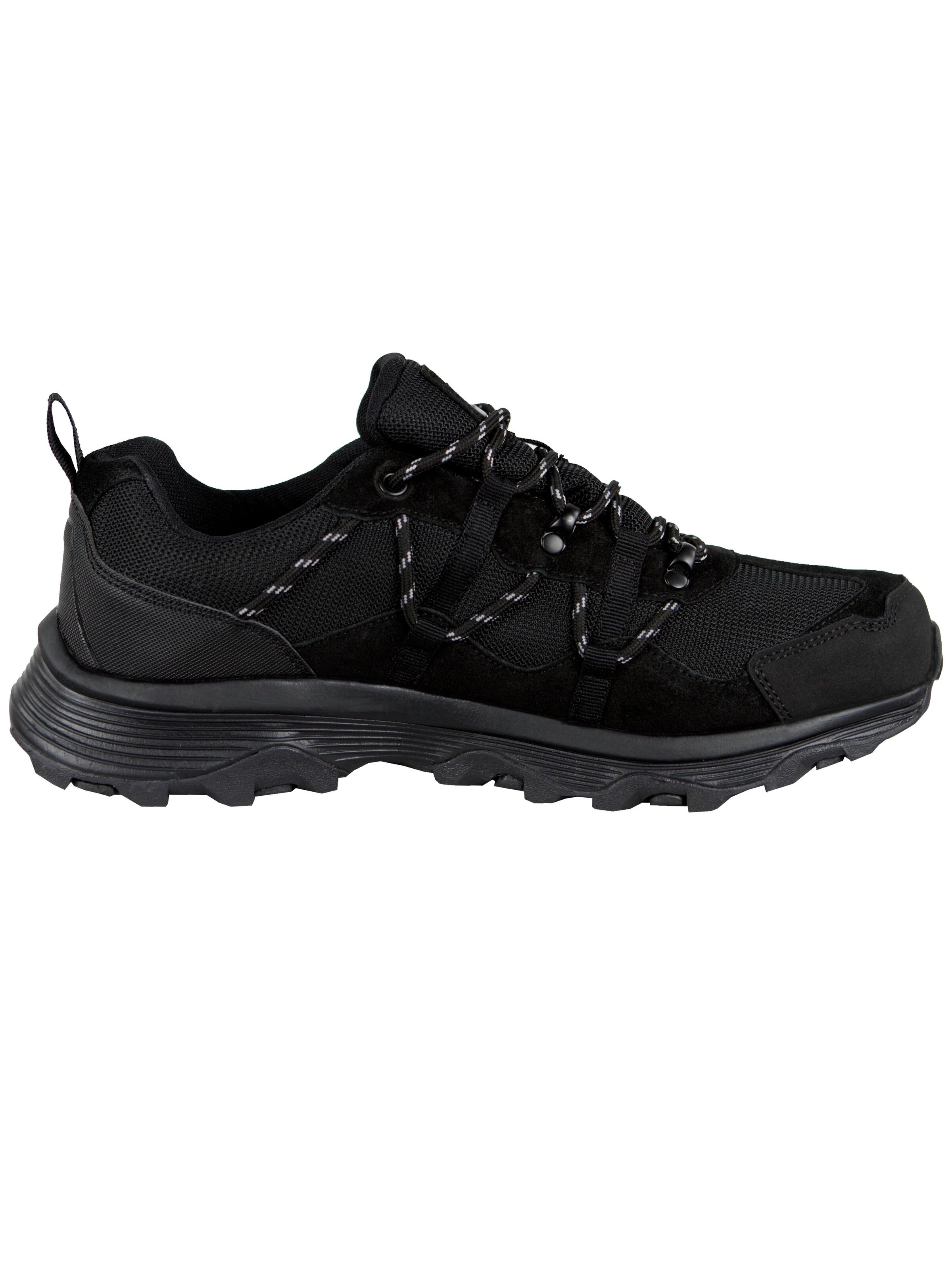 Guggen Mountain Athletic lace-up shoe 'Wandern Trekkingschuhe T029 Wanderschuhe' in Black