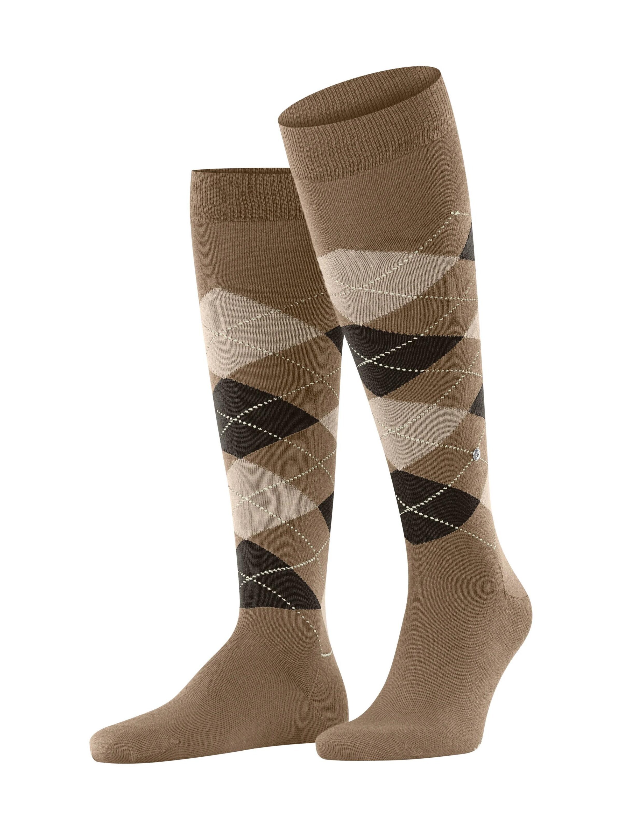 BURLINGTON Kniestrümpfe 'Edinburgh'‌‌‌‌‌‌‌‌ in Braun: Vorderseite