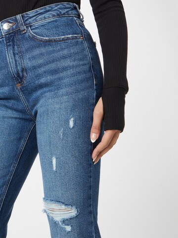 Dorothy Perkins Slimfit Jeans i blå