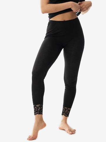 Skinny Leggings 'Wool Love' Mey en noir : devant