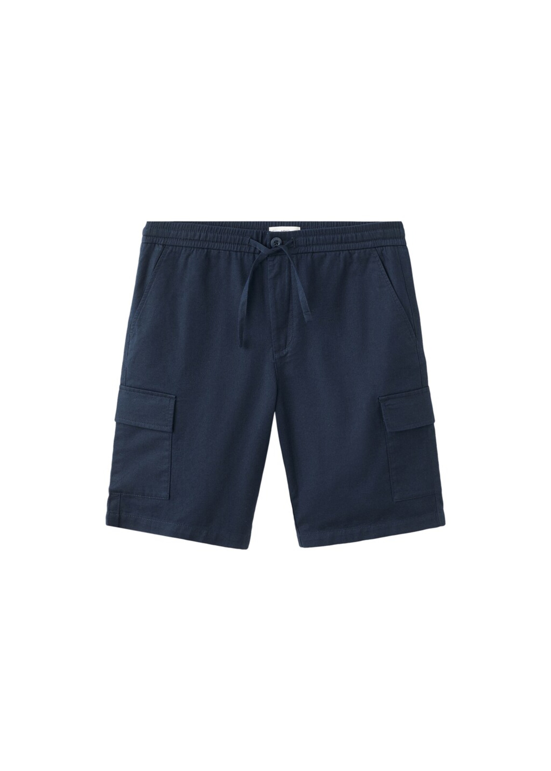 MANGO TEEN Loose fit Pants 'Armyn' in Blue: front