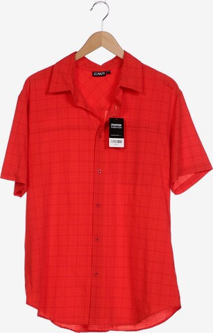 CMP Button Up Shirt in 6XL in Red: front