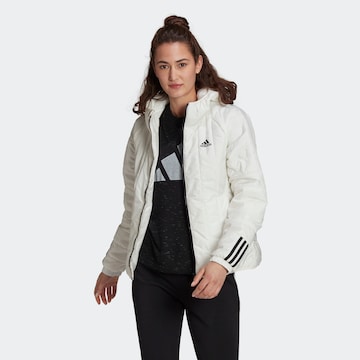 ADIDAS PERFORMANCE Outdoor Jacket in White: front