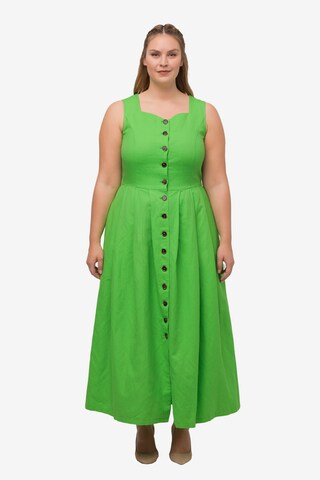 Robe d’été Ulla Popken en vert : devant