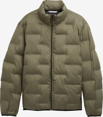 TOM TAILOR DENIM Prechodná bunda - Zelená: predná strana