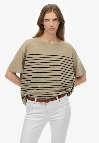 Superdry Shirt 'Studios' in Groen: voorkant