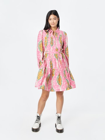 Y.A.S Shirt Dress 'YAKA' in Pink: front