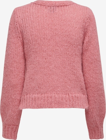 ONLY Strickjacke 'Minni' in Pink
