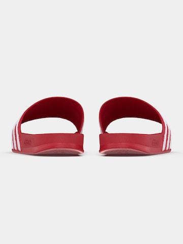 ADIDAS ORIGINALS Muiltjes 'ADILETTE' in Rood