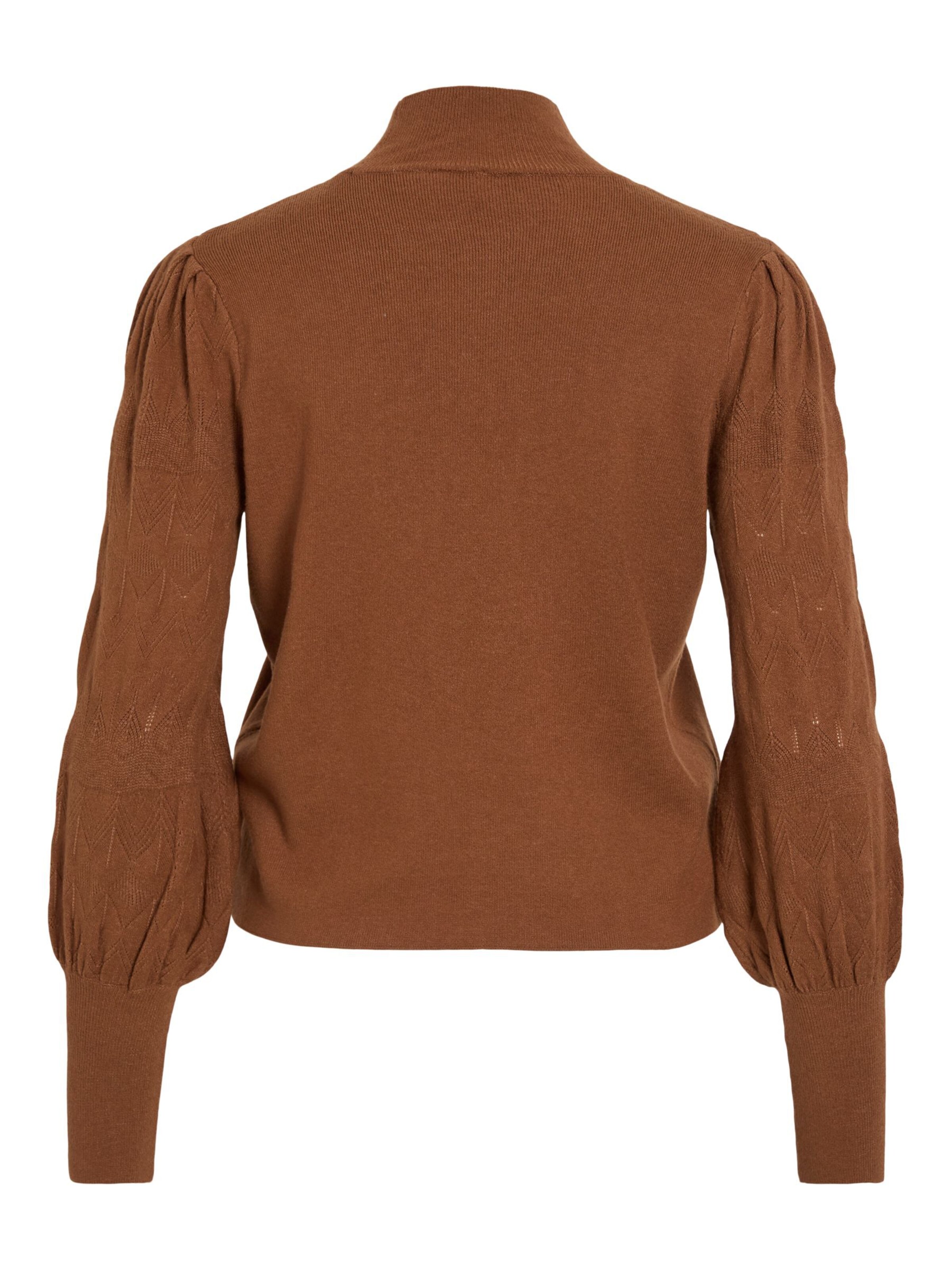 VILA Pullover 'VIKerry' i brun