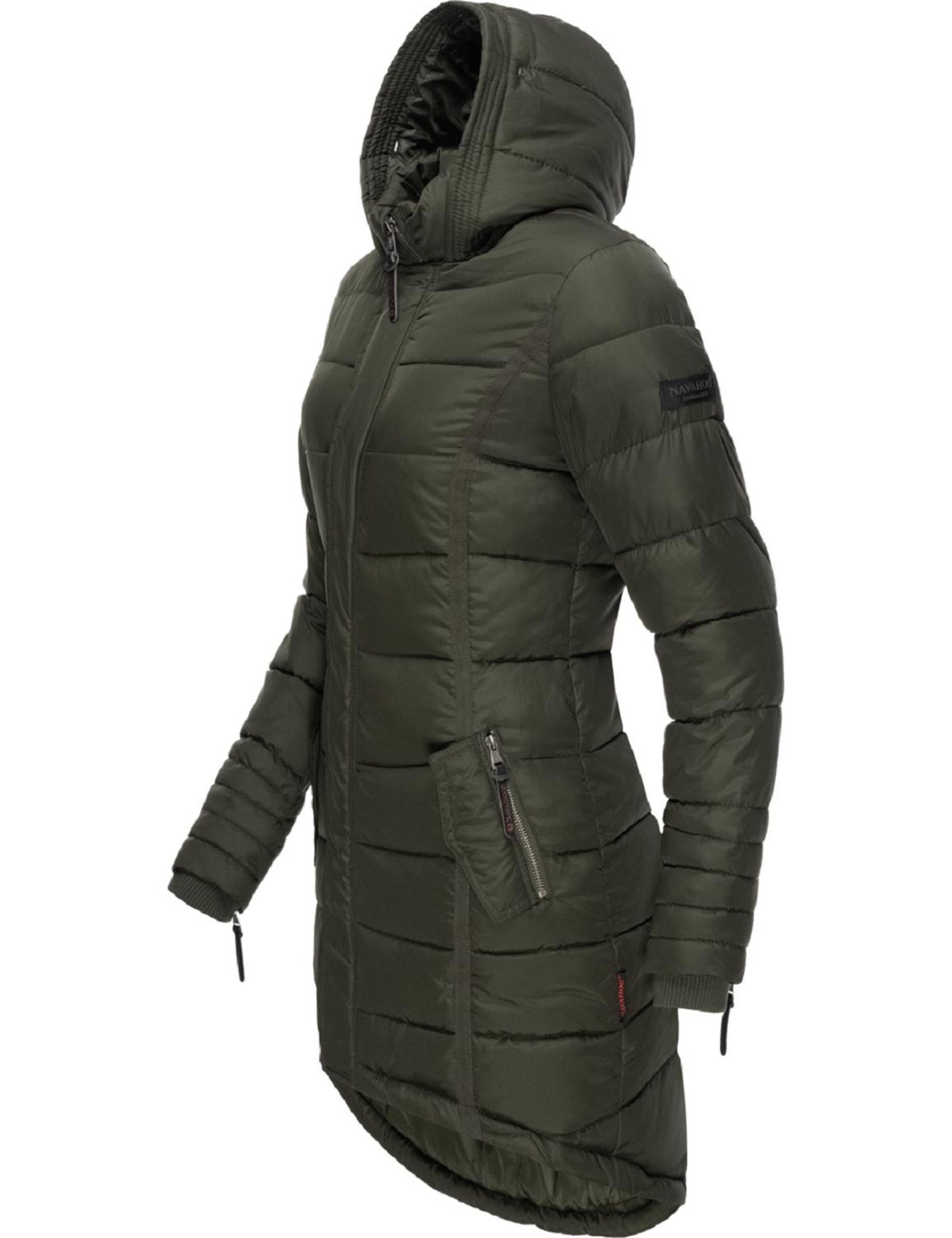 NAVAHOO Χειμερινό παλτό 'Papaya' σε πράσινο
