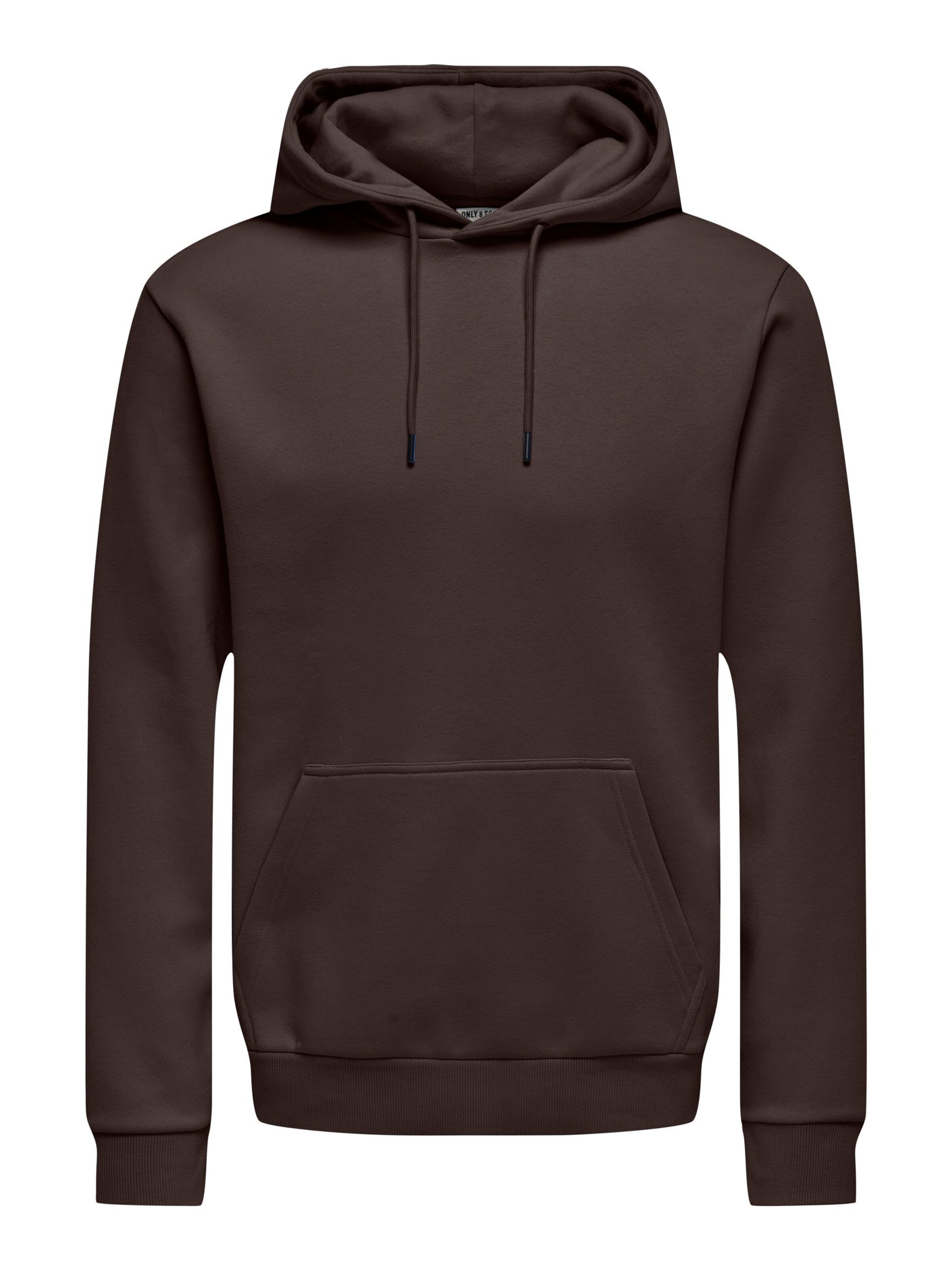 Only & Sons Sweat-shirt 'CERES' en M en marron, Vue avec produit