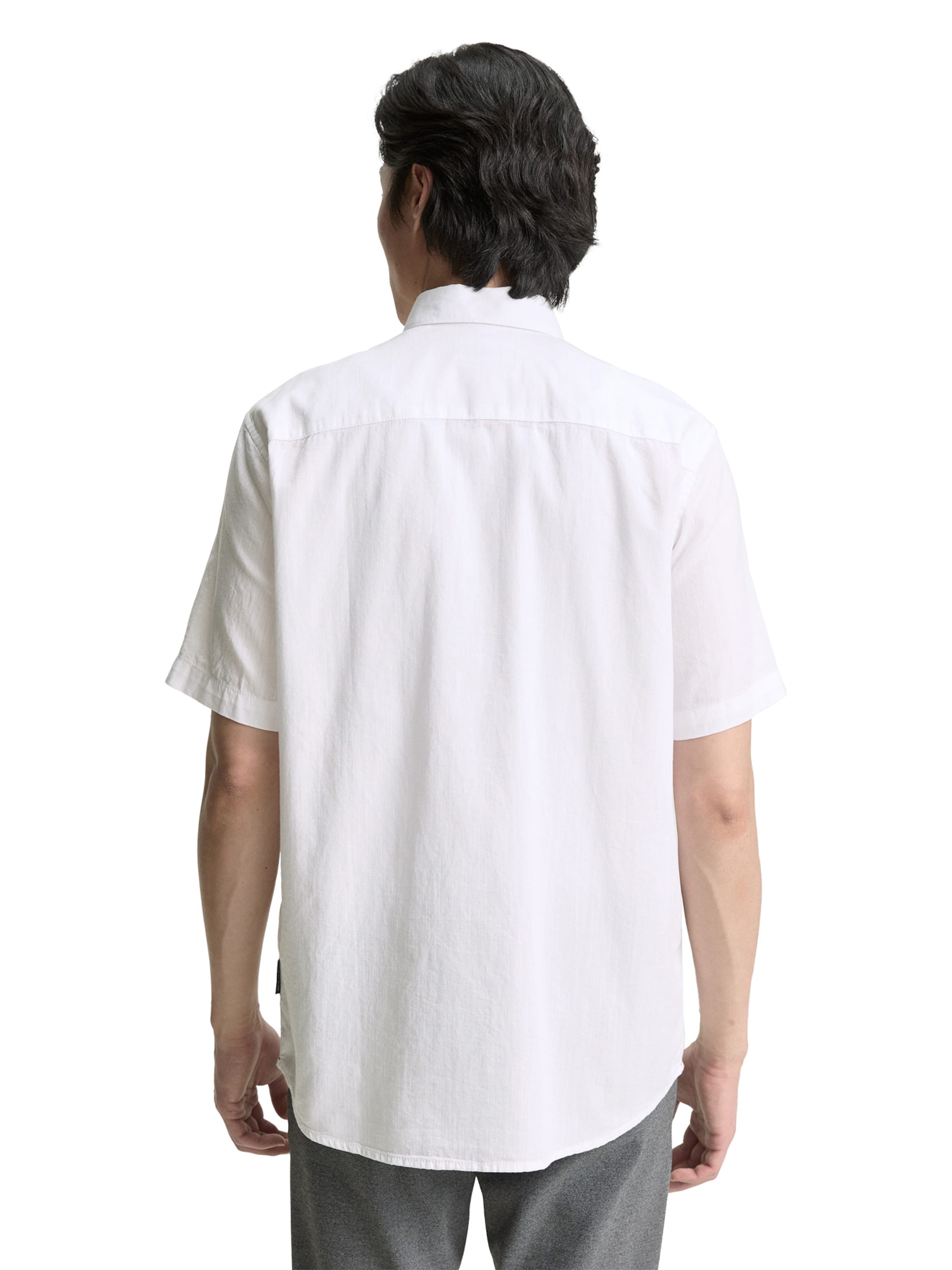 TOM TAILOR Regularny krój Koszula w kolorze biały