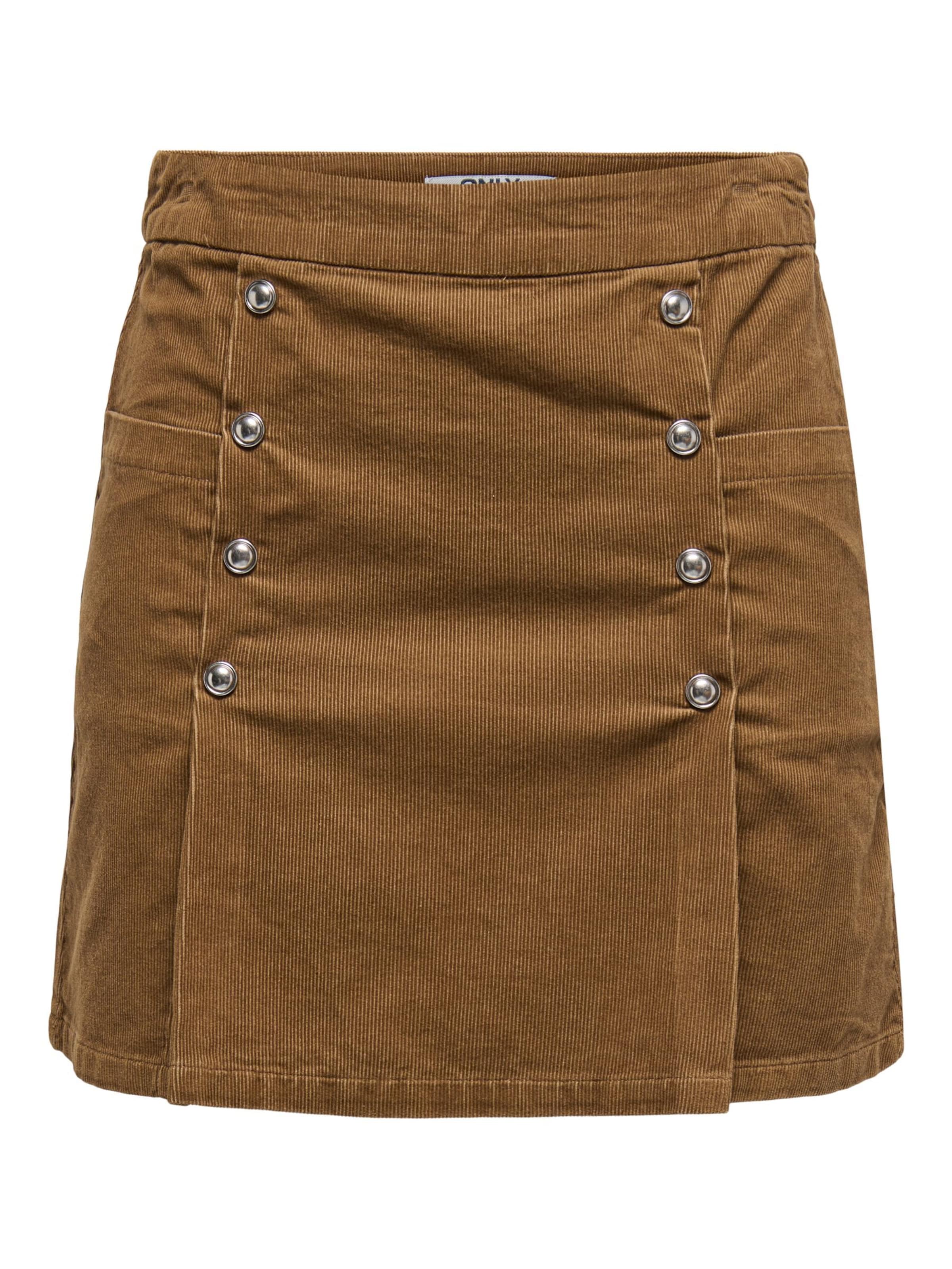 ONLY - Falda 'ONLNessa' en marrón: frente