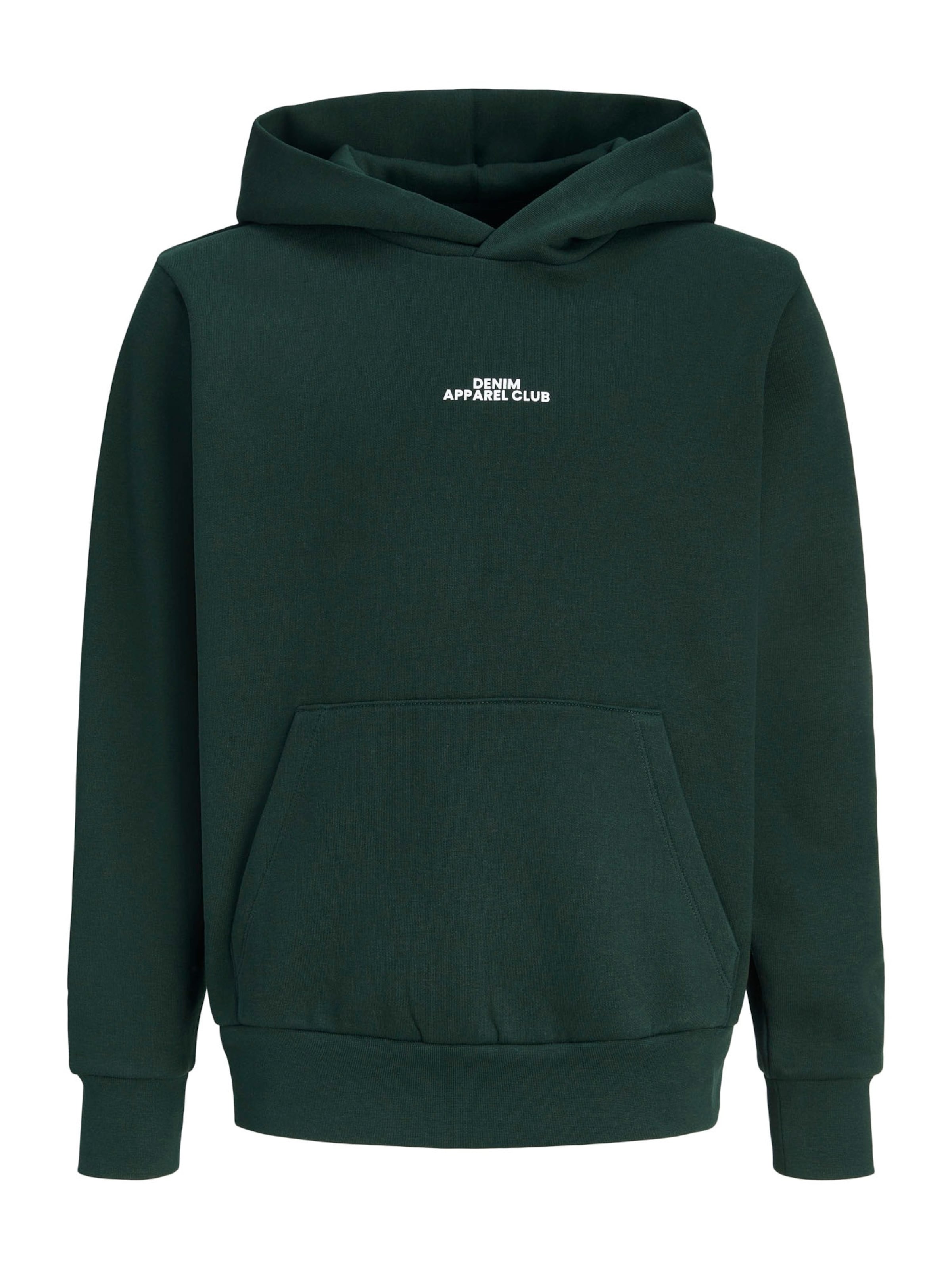 Jack & Jones Junior Mikina 'JJBAY' - Zelená: predná strana